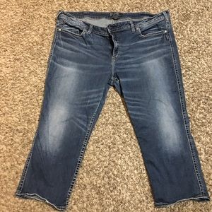 Silver “Aiko” Cropped Jeans